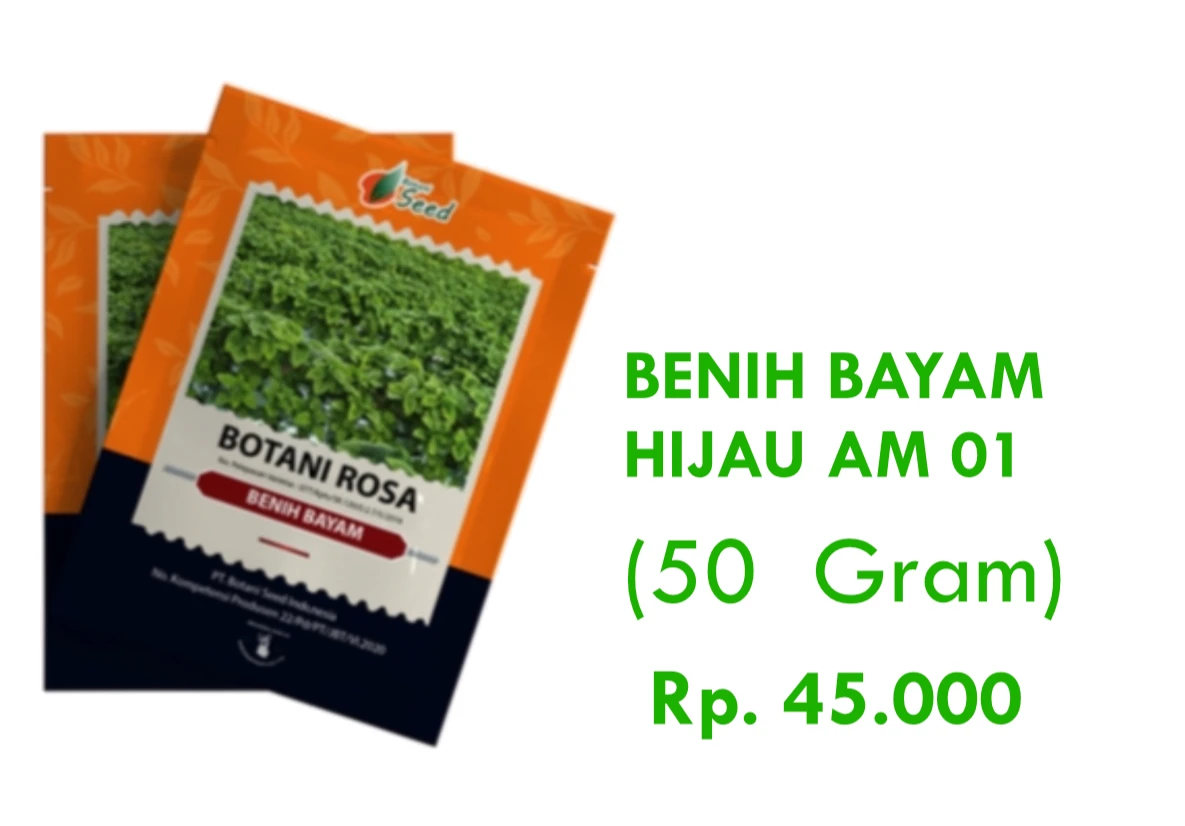 Benih Bayam Hijau 50gr